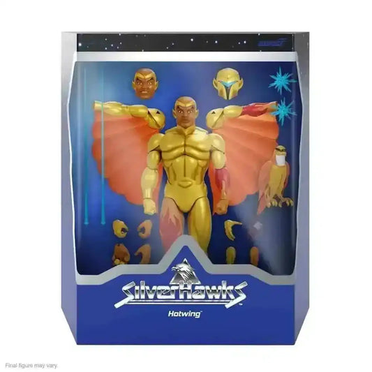 Silverhawks Ultimates Hotwing Actionfigur 18 cm in Verpackung, Smalltinytoystore, Sammlerfigur