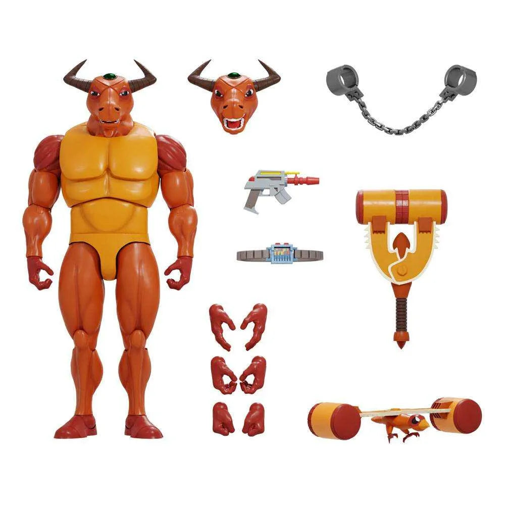 Silverhawks Ultimates Mumbo Jumbo Actionfigur mit Zubehör, Smalltinytoystore, Sammlerfigur