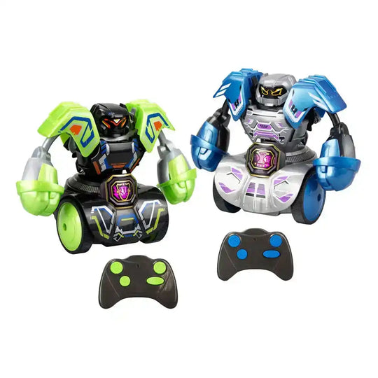 Silverlit Robo Kombat Tornado Ferngesteuerte Roboter 2er - Set Grün/Blau