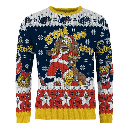 Simpsons Christmas Pullover D'oh Ho Ho! Größe L