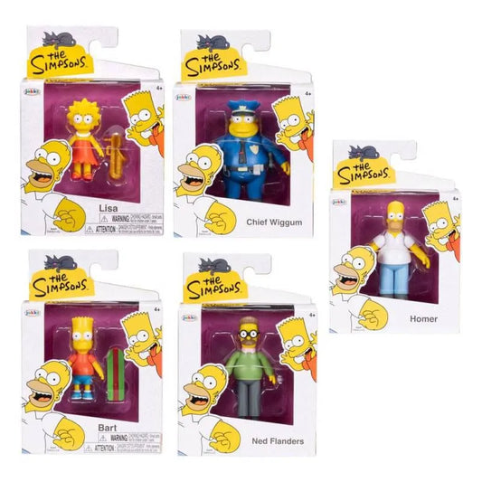 Simpsons Minifiguren Wave 1 6 cm Sortiment (8) - Smalltinytoystore