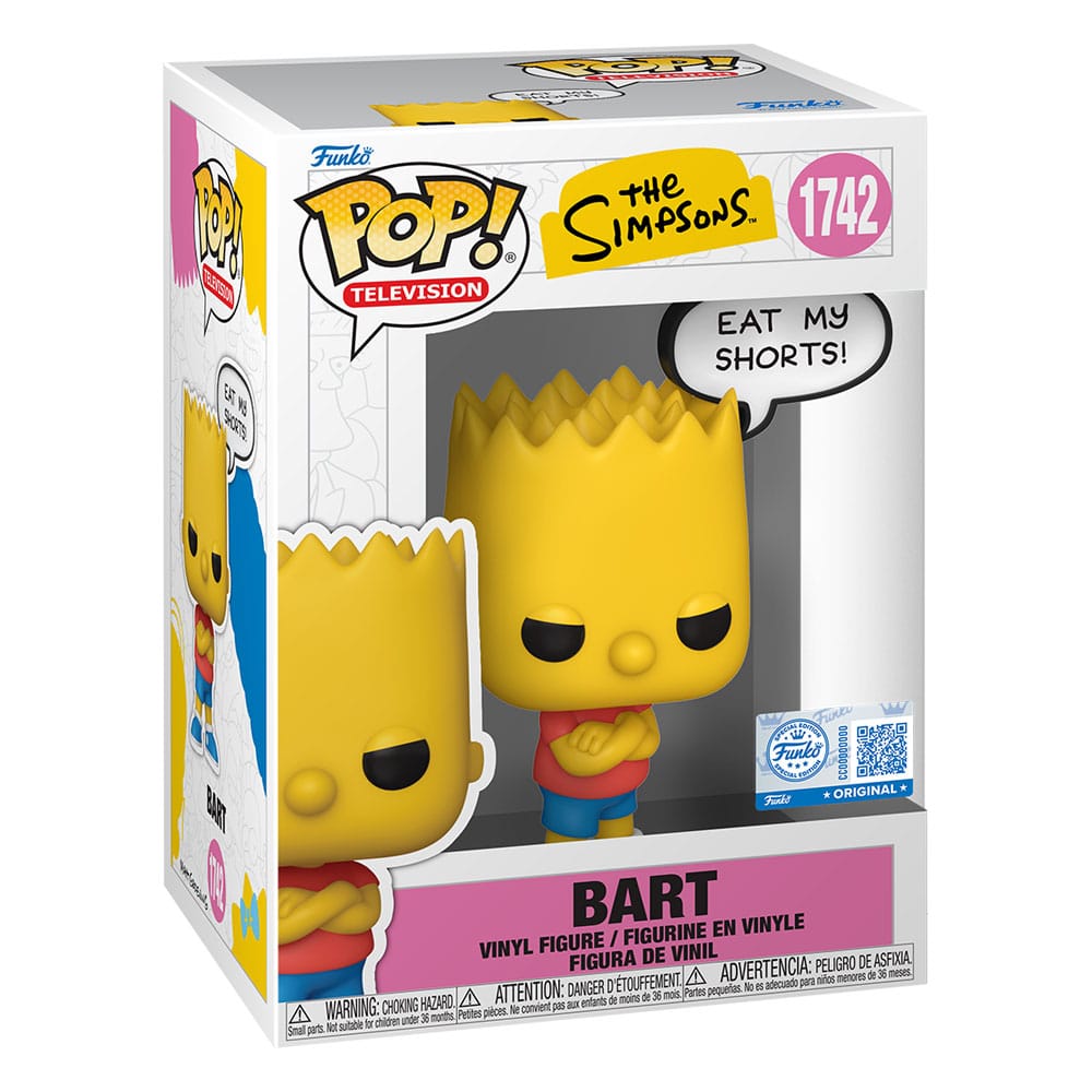 Simpsons POP! Sayings Vinyl Figur Bart 9 cm - Smalltinytoystore