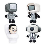 Skibidi Toilet Plüschfigur Mystery Blind Bag Sortiment (2) - Smalltinytoystore