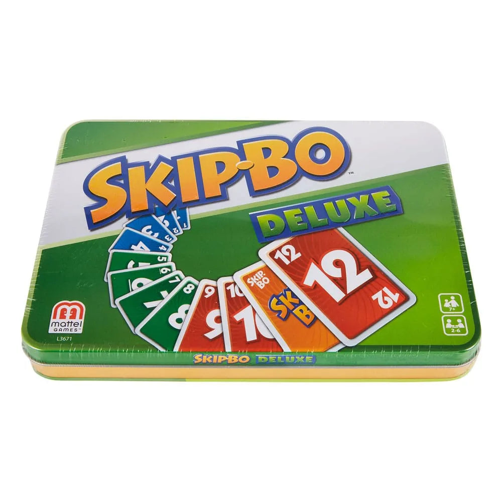 Skip-Bo Deluxe Kartenspiel in Metalldose - Smalltinytoystore