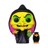 Snow White POP & Buddy! Animation Vinyl Figur Disguised Evil Queen with Raven (Black Light) Exclusive 9 cm - Smalltinytoystore