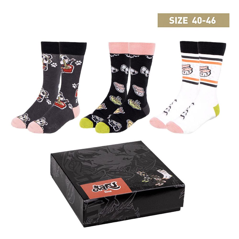 Socken 3er-Pack Otaku 40-46 - Smalltinytoystore
