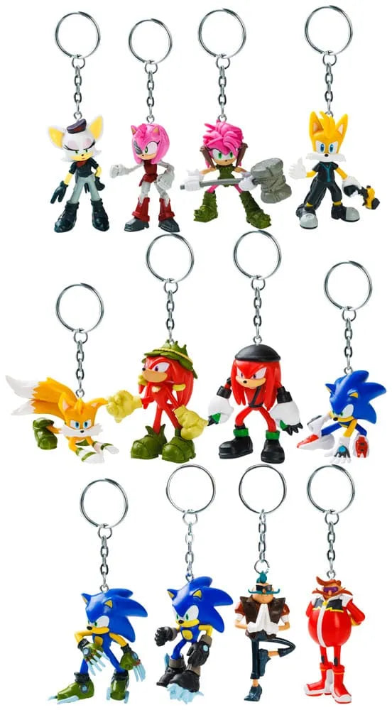 Sonic Prime Schlüsselanhänger 7 cm Display (12) - Smalltinytoystore