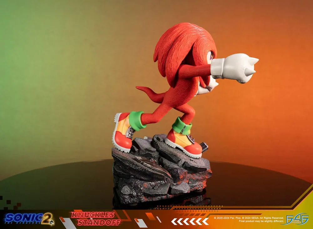 Sonic the Hedgehog 2 Statue Knuckles Standoff 30 cm - Smalltinytoystore
