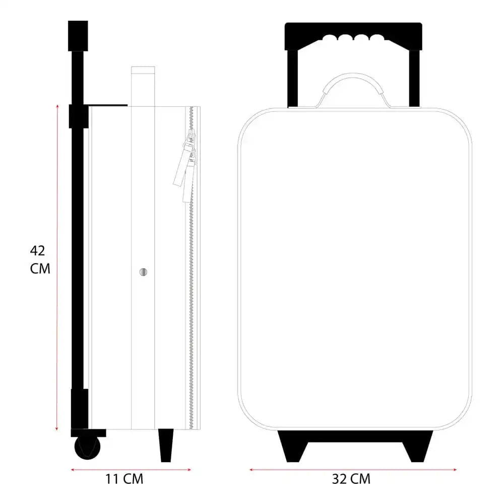 Sonic the Hedgehog Koffer Trolley Sonic I Was Made For This 42 cm - Smalltinytoystore