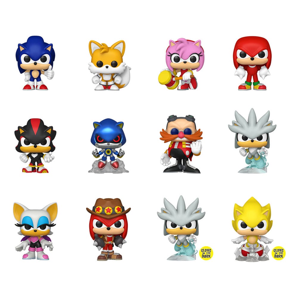 Sonic - The Hedgehog Mystery Minis Minifiguren PDQ 5 cm Display (12) - Smalltinytoystore