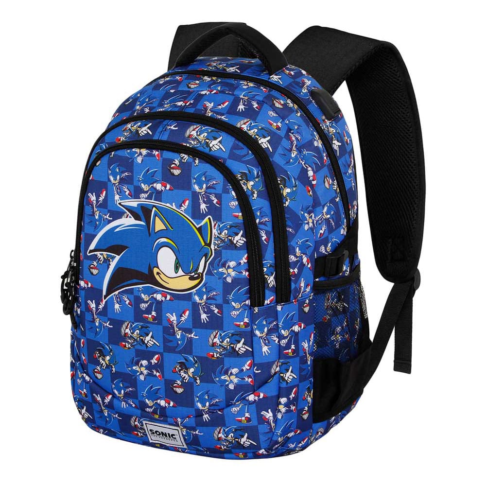 Sonic The Hedgehog Plus Running Rucksack Sega Action - Smalltinytoystore