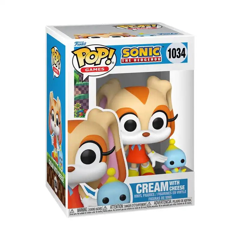 Sonic The Hedgehog POP & Buddy! Vinyl Figur Cream w/Cheese 9 cm - Smalltinytoystore