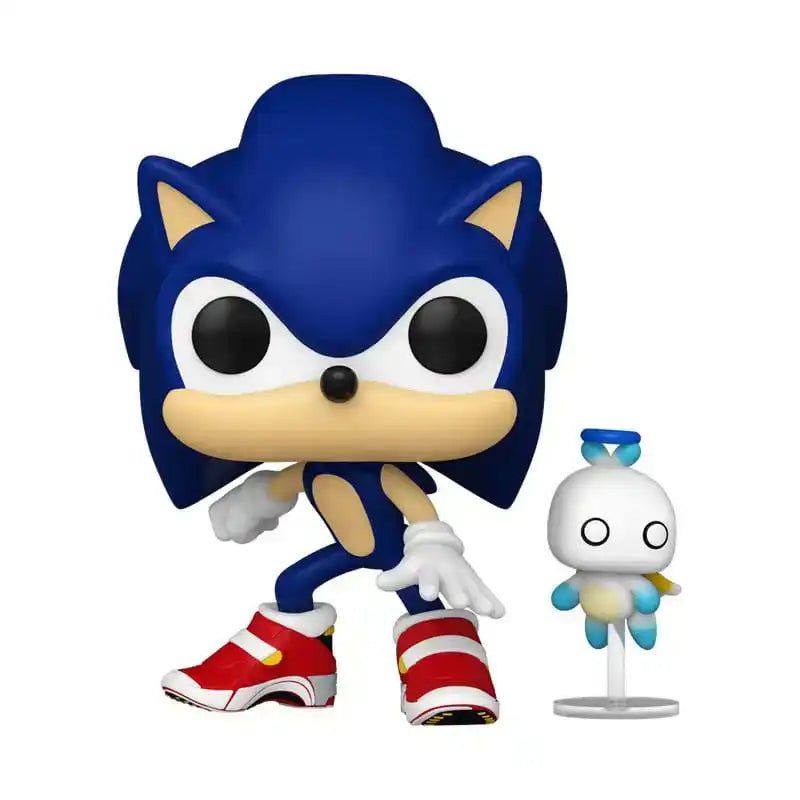 Sonic The Hedgehog POP & Buddy! Vinyl Figur Sonic w/ HChao 9 cm - Smalltinytoystore