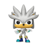 Sonic The Hedgehog POP! Games Vinyl Figur Silver The Hedgehog (FL) 9 cm - Smalltinytoystore