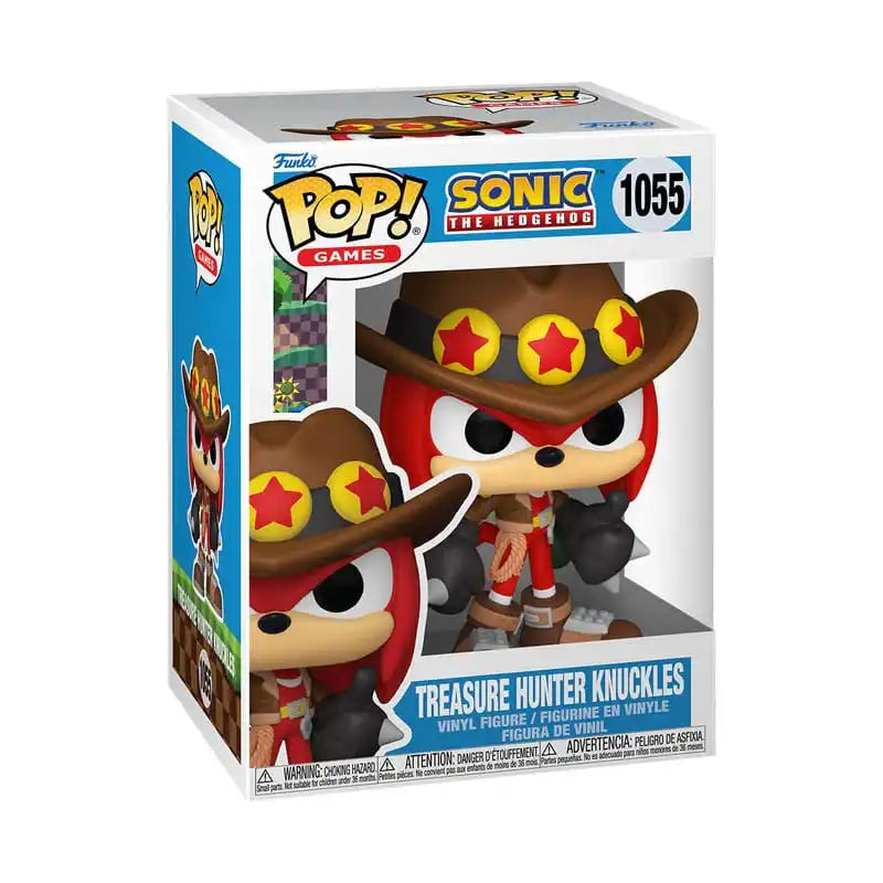 Sonic the Hedgehog POP! Games Vinyl Figur Treasure Hunter Knuckles 9 cm - Smalltinytoystore
