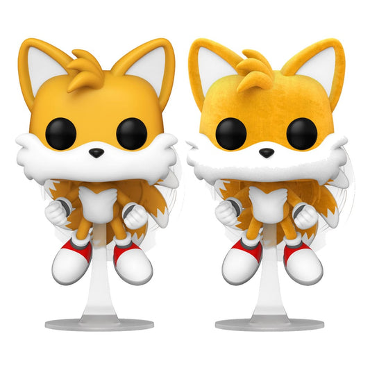 Sonic The Hedgehog POP! Games Vinyl Figuren Tails(Flying)(FL) w/CH 9 cm Sortiment (6) - Smalltinytoystore