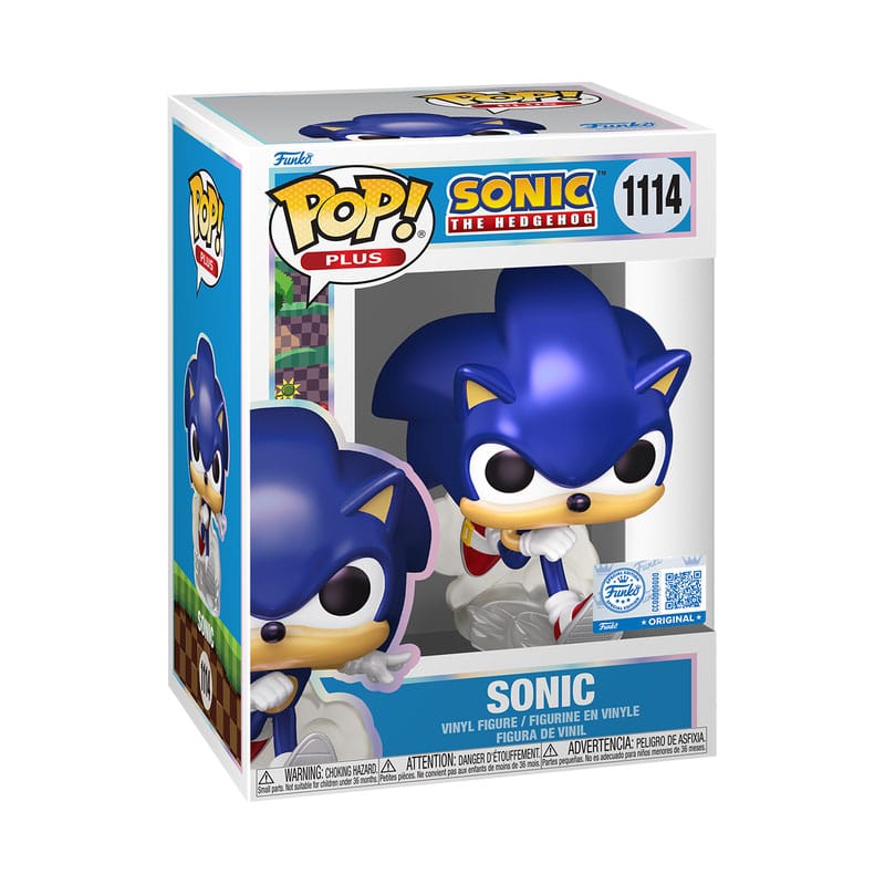 Sonic - The Hedgehog POP! Plus Movies Vinyl Figuren Sonic(PRL) 9 cm - Smalltinytoystore