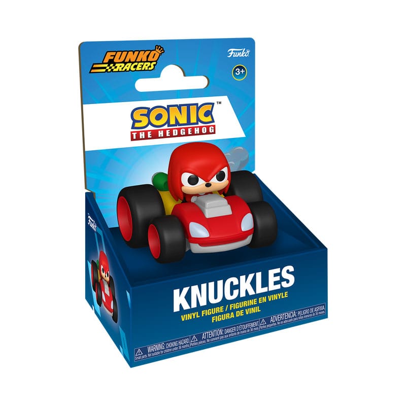 Sonic The Hedgehog Super Racers Diecast Figur Knuckles 5 cm - Smalltinytoystore