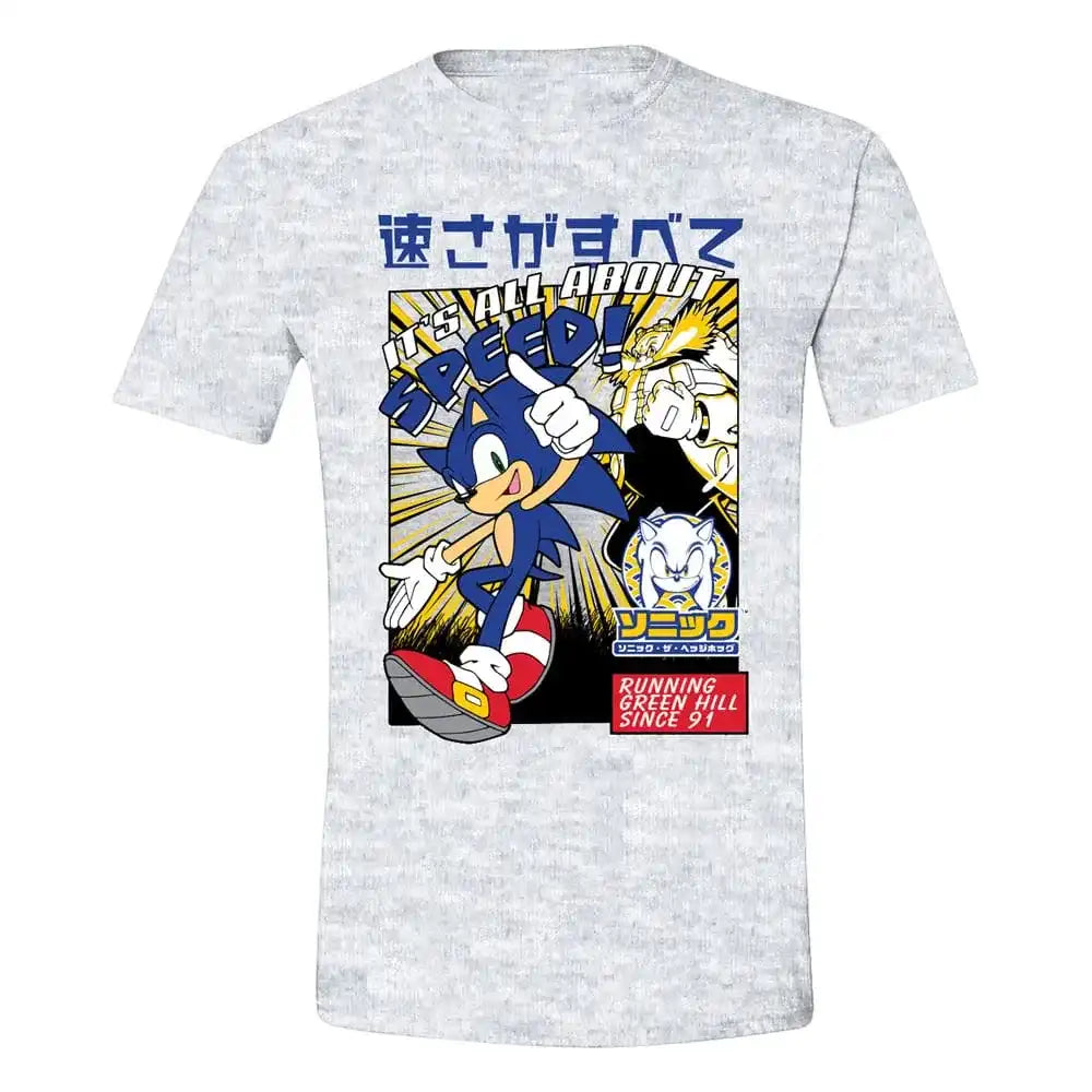 Sonic - The Hedgehog T-Shirt Sonic Comic Größe L - Smalltinytoystore