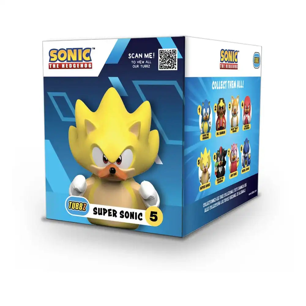 Sonic - The Hedgehog Tubbz PVC Figur Super Sonic Boxed Edition 10 cm - Smalltinytoystore