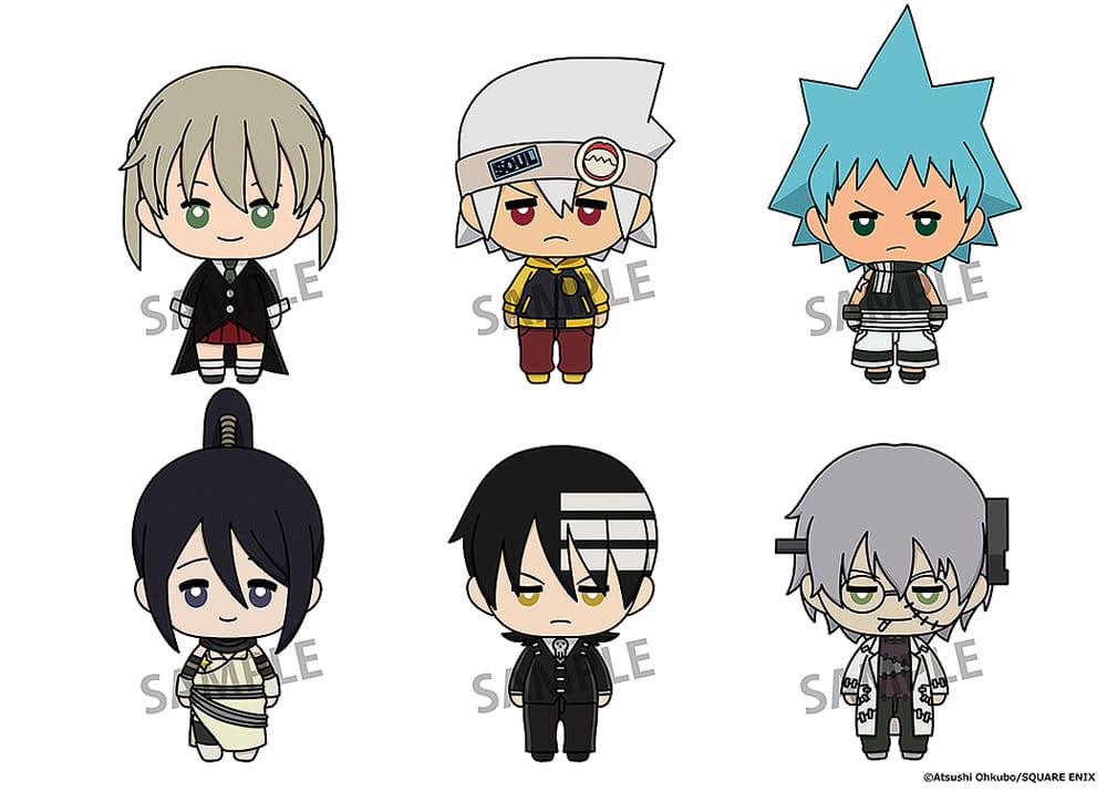 Soul Eater Nyokinto Mascot PVC Figuren 5 cm Sortiment (6) - Smalltinytoystore