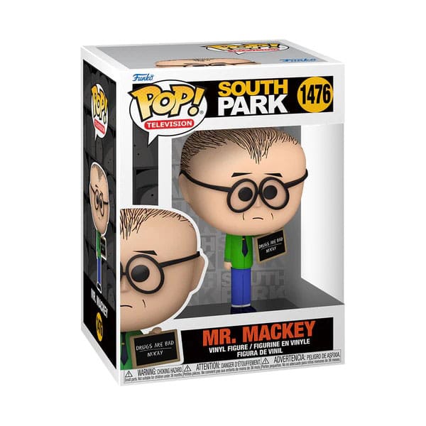 South Park POP! TV Vinyl Figur Mr. Mackey w/Sign 9 cm - Smalltinytoystore