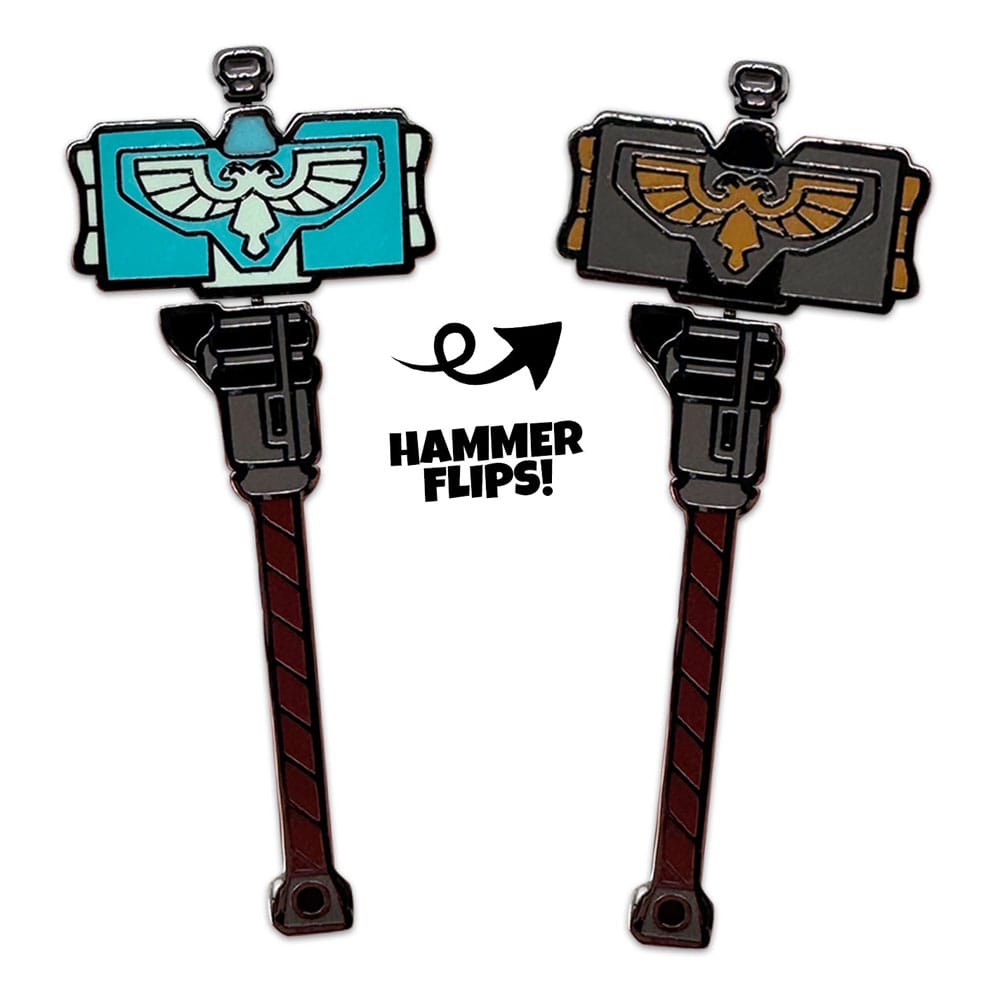 Space Marine 2 Ansteck-Pin Thunder Hammer 5 cm - Smalltinytoystore
