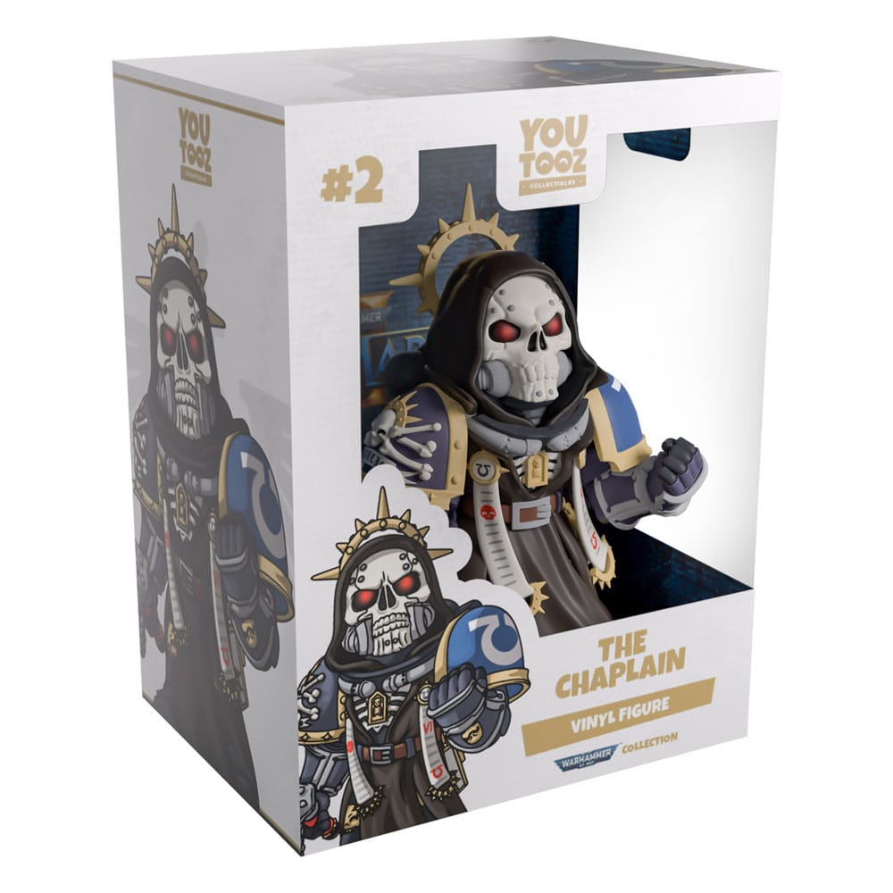 Space Marine 2 Vinyl Figur The Chaplain 13 cm - Smalltinytoystore