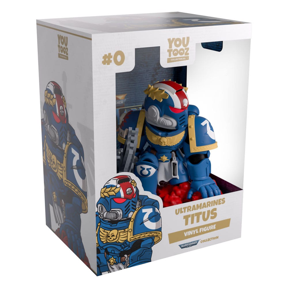 Space Marine 2 Vinyl Figur Ultramarines Titus 10 cm - Smalltinytoystore