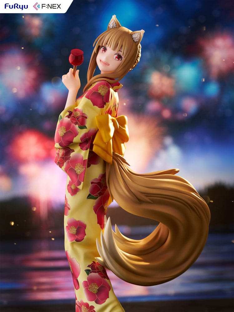 Spice and Wolf PVC Statue 1/7 Holo Yukata Ver. 23 cm - Smalltinytoystore