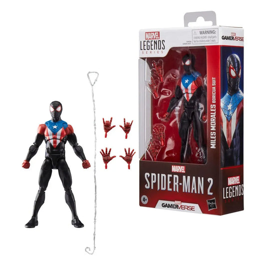 Spider-Man 2 Marvel Legends Gamerverse Actionfigur Miles Morales (Boricua Suit) 15 cm - Smalltinytoystore