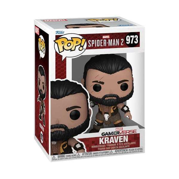 Spider-Man 2 POP! Games Vinyl Figur Kraven 9 cm - Smalltinytoystore