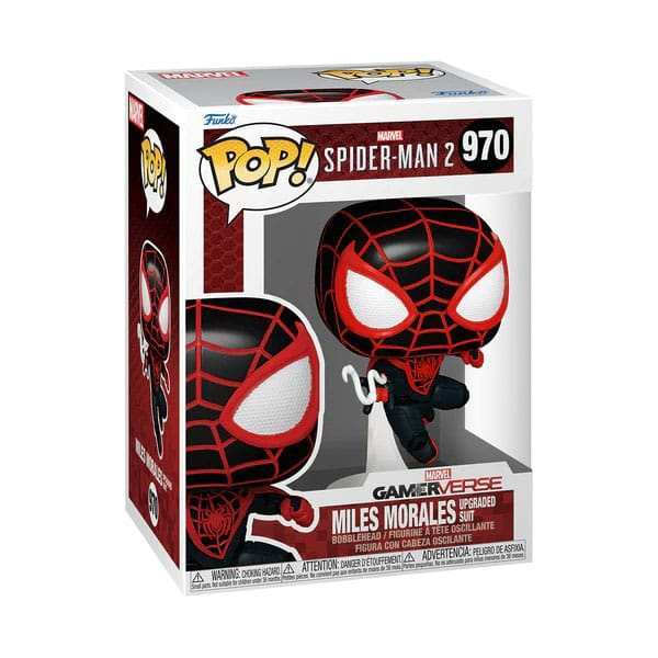 Spider-Man 2 POP! Games Vinyl Figur Miles Morales 9 cm - Smalltinytoystore