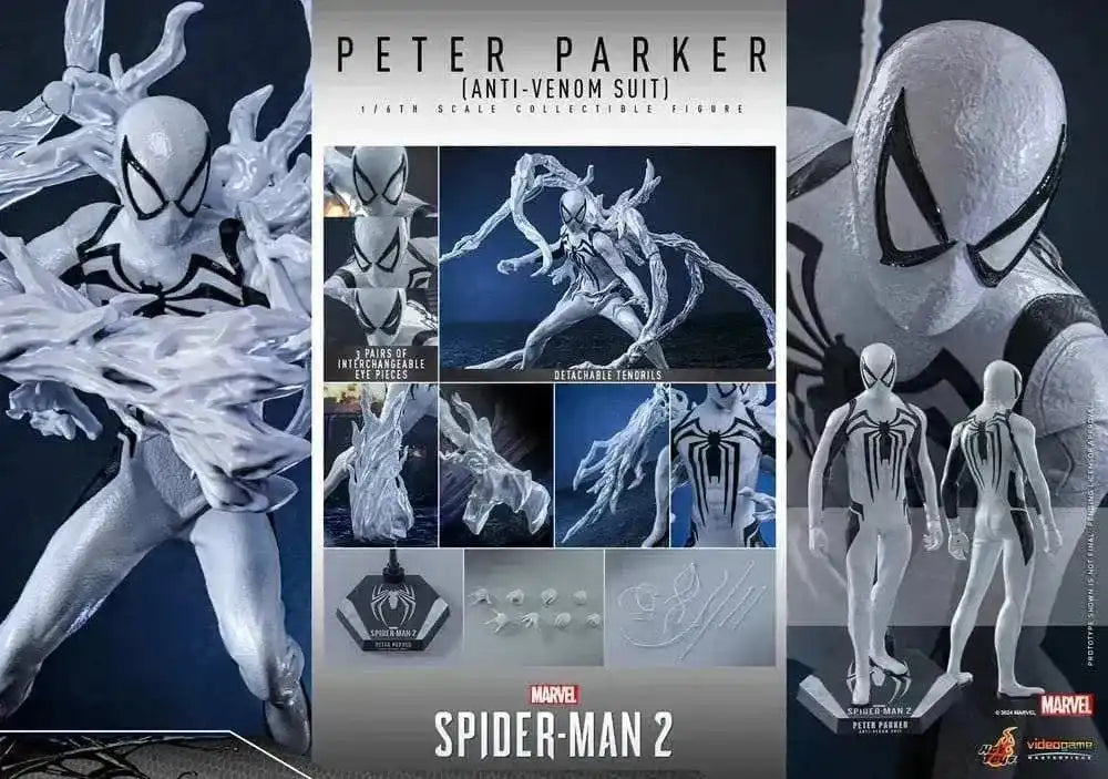 Spider-Man 2 Video Game Masterpiece 1/6 Peter Parker (Anti-Venom Suit) 30 cm HOT TOYS - Smalltinytoystore