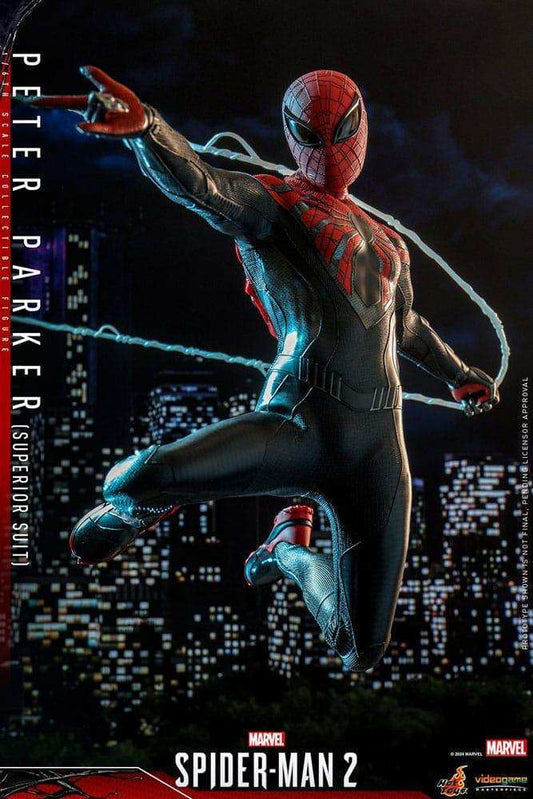 Spider-Man 2 Video Game Masterpiece Actionfigur 1/6 Peter Parker (Superior Suit) 30 cm HOT TOYS - Smalltinytoystore