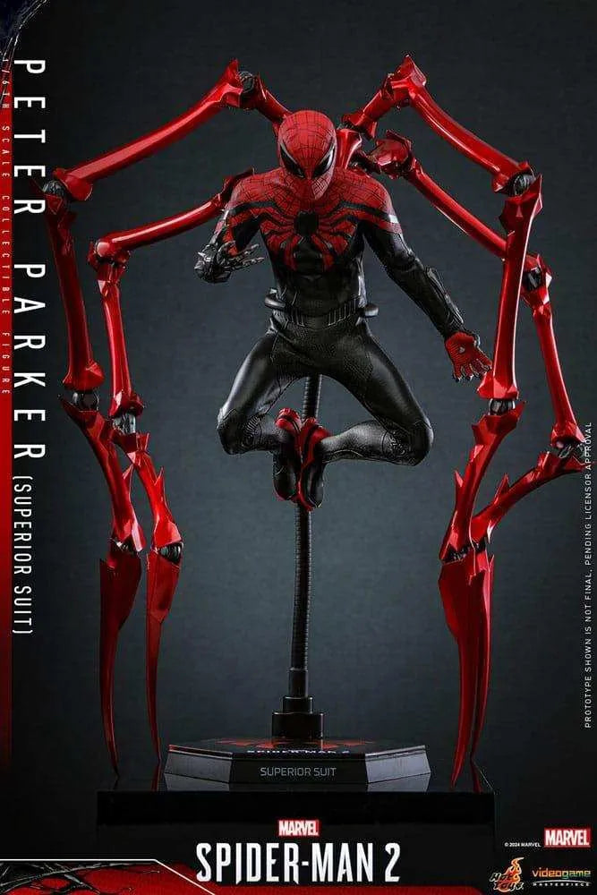 Spider-Man 2 Video Game Masterpiece Actionfigur 1/6 Peter Parker (Superior Suit) 30 cm HOT TOYS - Smalltinytoystore