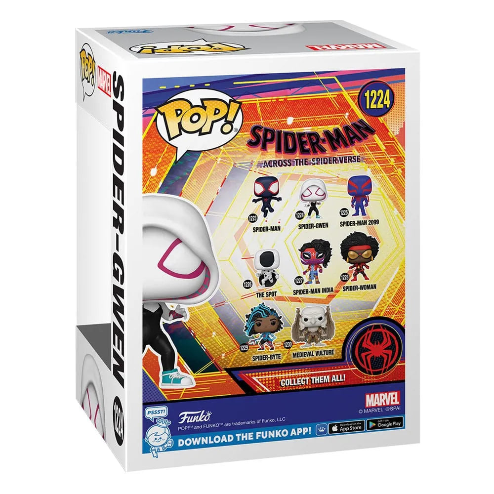 Spider-Man: Across the Spider-Verse POP! Movies Vinyl Figur Spider-Gwen 9 cm - Smalltinytoystore
