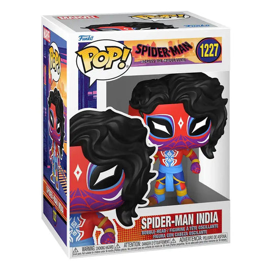 Spider-Man: Across the Spider-Verse POP! Movies Vinyl Figur Spider-Man India 9 cm - Smalltinytoystore