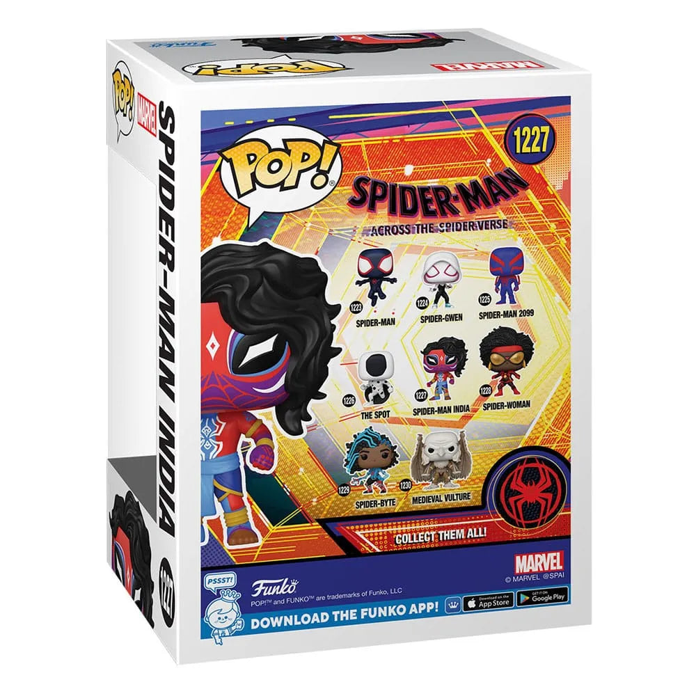 Spider-Man: Across the Spider-Verse POP! Movies Vinyl Figur Spider-Man India 9 cm - Smalltinytoystore