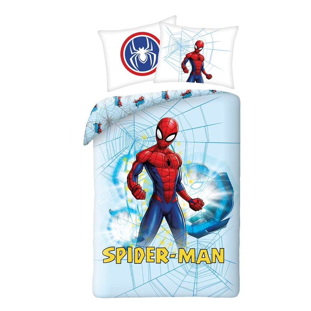 Spider-Man Bettwäsche Spider-Man Fight Stance 140 x 200 cm / 70 x 90 cm - Smalltinytoystore