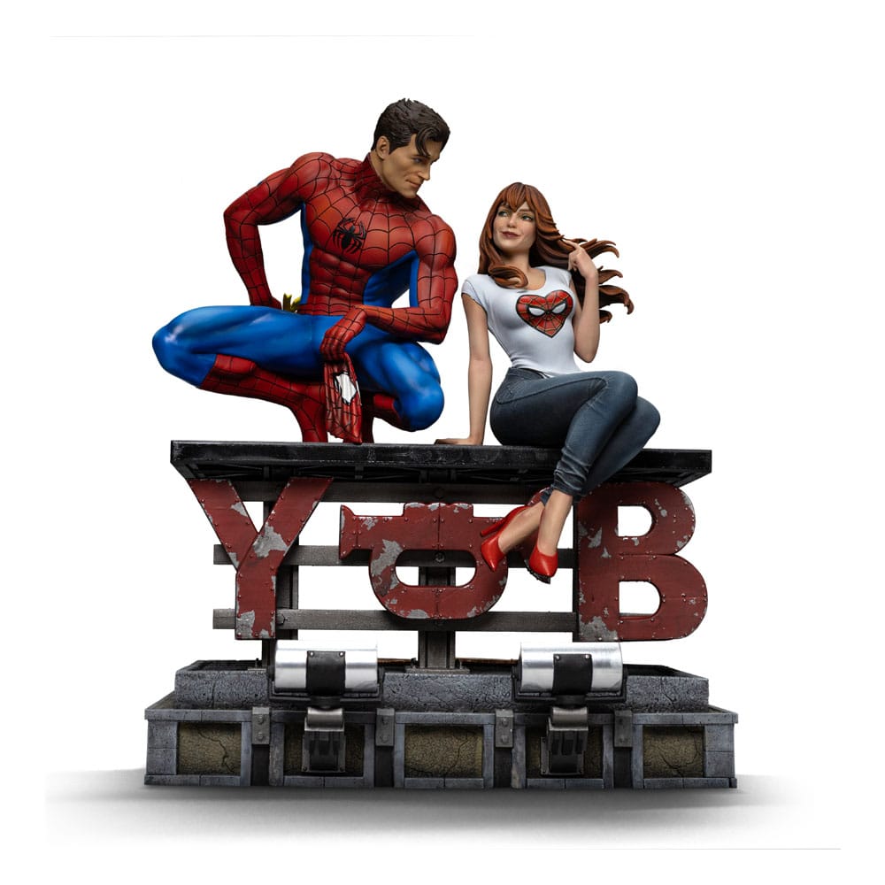 Spider-Man Diorama Art Scale Statue 1/6 Spider-Man and Mary Jane 35 cm - Smalltinytoystore