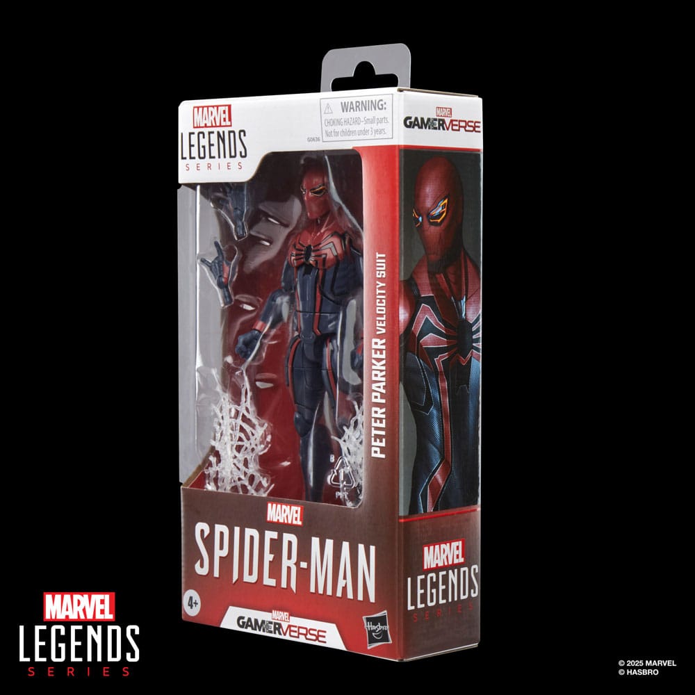 Spider-Man Marvel Legends Gamerverse Actionfigur Peter Parker Velocity Suit 15 cm - Smalltinytoystore