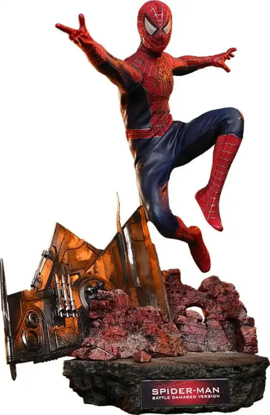Spider-Man Movie Masterpiece Actionfigur 1/6 Spider-Man (Battle Damaged Version) 30 cm