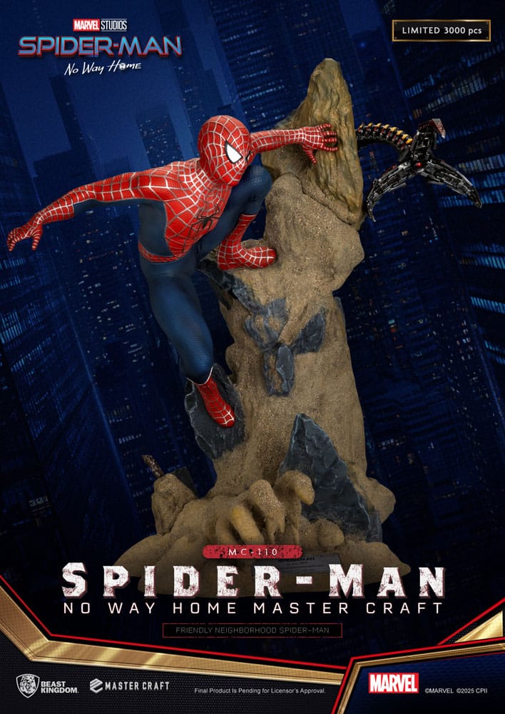 Spider-Man: No Way Home Master Craft Statue Friendly Neighborhood Spider-Man 36 cm - Smalltinytoystore