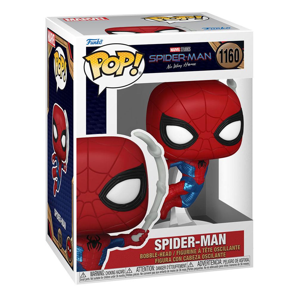 Spider-Man: No Way Home POP! Marvel Vinyl Figur Spider-Man Finale suit 9 cm - Smalltinytoystore