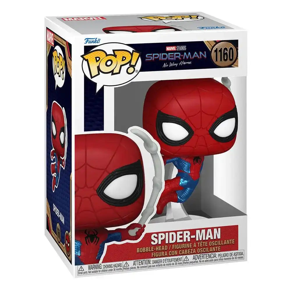 Spider-Man: No Way Home POP! Marvel Vinyl Figur Spider-Man Finale suit 9 cm - Smalltinytoystore