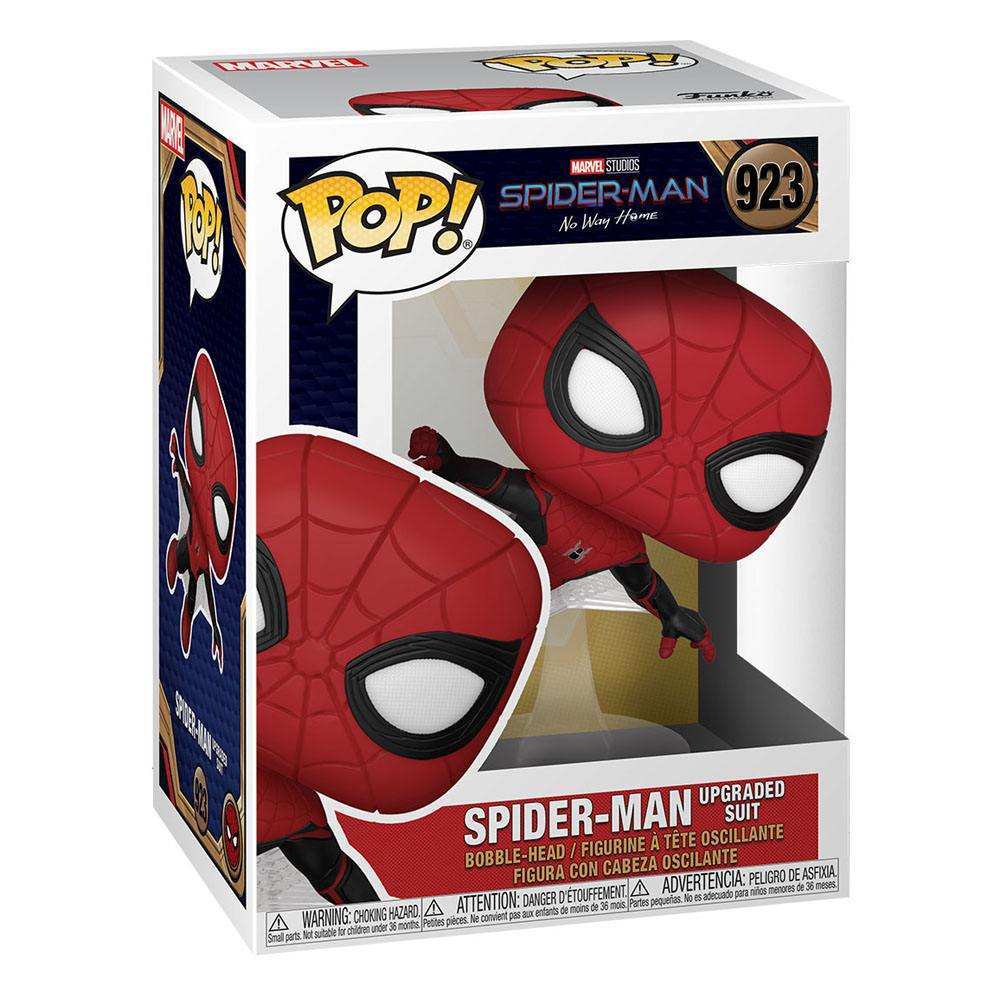 Spider-Man: No Way Home POP! Movies Vinyl Figur Spider-Man (Upgraded Suit) 9 cm - Smalltinytoystore