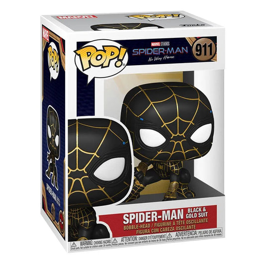 Spider-Man: No Way Home POP! Vinyl Figur Spider-Man (Black & Gold Suit) 9 cm - Smalltinytoystore
