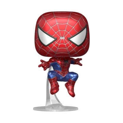 Spider-Man POP! Marvel Vinyl Figur Leaping SM2(MT) 9 cm - Smalltinytoystore