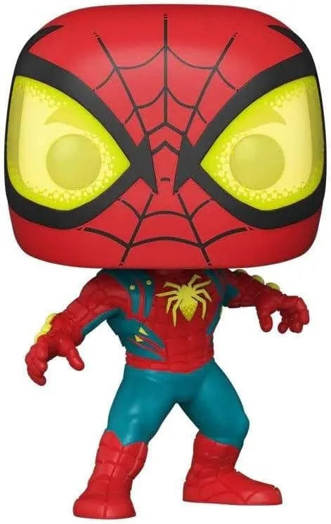 Spider-Man POP! Vinyl Figur Oscorp Suit 9 cm - Smalltinytoystore